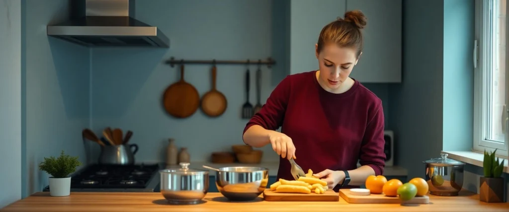 Solo Kitchen: Easy Cooking for One 5 a woman in a kitchen