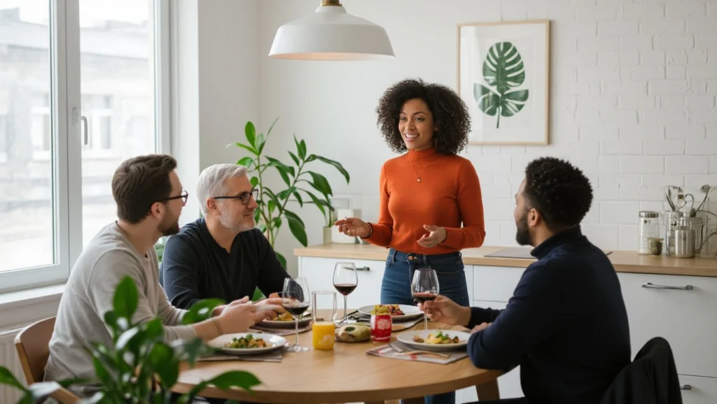 How Can I Build Social Connections and Community While Maintaining My Independence? 4 dinner party