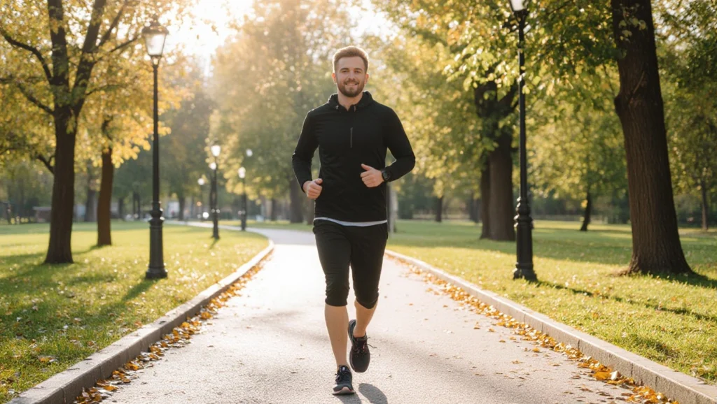 Solo Self-Care 1 jogging in a park