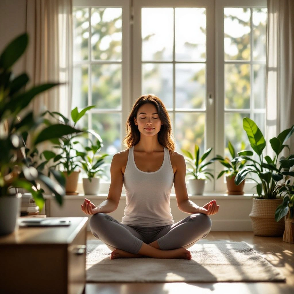 Solo Self-Care 3 yoga portrait